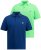 JP1880 704317 Poloshirt 2-pack Diepblauw - Polo shirts - Grote Maten Poloshirts Heren