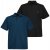 JP1880 704317 Poloshirt 2-pack Middenblauw - Polo shirts - Grote Maten Poloshirts Heren