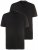 JP1880 708420 Henley T-shirt 2-pack Zwart - T-shirts - Grote Maten T-shirts Heren