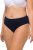Ulla Popken 710201 Slips 5-pack Donkerblauw - Slips - 