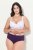 Ulla Popken 710201 Slips 5-pack Aubergine - Slips - 