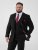 D555 Ted 4 Way Stretch Tailored Suit Jacket Zwart - Pakken - Grote Maten Kostuum Heren