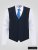 D555 Ted Gilet Navyblauw - Pakken - Grote Maten Kostuum Heren