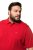 JP1880 712617 Poloshirt met buikpasvorm Chilirood - Polo shirts - Grote Maten Poloshirts Heren