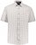 JP1880 Modern Fit Check Print Short Sleeve Shirt Grey - Overhemden - Overhemden Grote Maten Heren