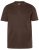 JP1880 Henley Basic T-Shirt with Buttons Brown - T-shirts - Grote Maten T-shirts Heren