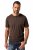 JP1880 Henley Basic T-Shirt with Buttons Brown - T-shirts - Grote Maten T-shirts Heren