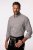 JP1880 Long Sleeve Check Print Traditional Shirt Brown - Overhemden - Overhemden Grote Maten Heren