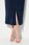 Ulla Popken 749967 Badstof badjas met rits Donkerblauw - Ochtendjassen & badjassen - 