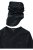Ulla Popken 751623 Sneldrogend skishirt Zwart - Skikleding - 