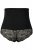 Ulla Popken 781632 Corrigerende slip met hoge taille Zwart - Shapewear - 