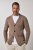 JP1880 Milano Flexnamic Gebreid colbert Notenbruin - Pakken - Grote Maten Kostuum Heren