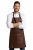 JP1880 791901 Leren schort Kastanjebruin - Schorten - 