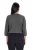 Ulla Popken 794514 Jersey bolero met knoop Antraciet - Bolero's - 