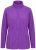 Ulla Popken 796970 Lichte fleecejas Donkerpaars - Fleecekleding - 