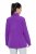 Ulla Popken 796970 Lichte fleecejas Donkerpaars - Fleecekleding - 