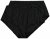 Ulla Popken 800279 Gestreepte slips 2-pack Zwart - Slips - 