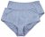 Ulla Popken 800279 Gestreepte slips 2-pack Lichtblauw - Slips - 