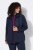 Ulla Popken 800400 Jas met fleecevoering Donkerblauw - Fleecekleding - 