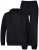 JP1880 802934 Joggingpak met hoodie en broek Zwart TALL - TALL trainingspakken - 