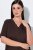Ulla Popken 806944 Pyjama met korte mouwen Bruin - Pyjama's en Loungewear - 