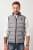 JP1880 Quilted Vest Outdoor Stand-up Collar Grey - Jassen - Grote Maten Herenjassen