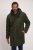 JP1880 808794 Lang parka Olijfgroen - Jassen - Grote Maten Herenjassen