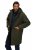 JP1880 808794 Lang parka Olijfgroen - Jassen - Grote Maten Herenjassen