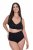 Ulla Popken 809385 Corrigerende slip met kant Zwart - Shapewear - 