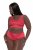 Ulla Popken 811602 Slips met kant Magenta - Slips - 