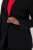 Ulla Popken 811944 Klassieke blazer Zwart - Blazers - Blazers in grote maten voor dames