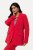 Ulla Popken 811944 Klassieke blazer Rood - Blazers - Blazers in grote maten voor dames