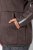 Ulla Popken 812880 Gebreide fleecejas met teddyfleece Taupe - Fleecekleding - 