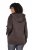 Ulla Popken 812880 Gebreide fleecejas met teddyfleece Taupe - Fleecekleding - 