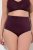 Ulla Popken 813137 Corrigerende slip met hoge taille Wijnrood - Shapewear - 