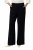 Ulla Popken 813306 Wijde pantalon met elastische taille Donkerblauw - Stoffen broeken - Wijde stoffen broeken voor dames