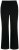 Ulla Popken 813306 Wijde pantalon met elastische taille Zwart - Stoffen broeken - Wijde stoffen broeken voor dames