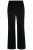 Ulla Popken 813306 Wijde pantalon met elastische taille Zwart - Stoffen broeken - Wijde stoffen broeken voor dames