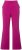 Ulla Popken 813306 Wijde pantalon met elastische taille Magenta - Stoffen broeken - Wijde stoffen broeken voor dames