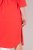 Ulla Popken 815217 A-lijn blousejurk met strikceintuur Roze - Midi jurken - Midi jurken in grote maten