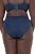 Ulla Popken 815268 Gestreepte slips Donkerblauw - Slips - 