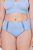 Ulla Popken 815268 Gestreepte slips Lichtblauw - Slips - 