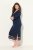 Ulla Popken 815333 Nachthemd Donkerblauw - Nachthemden - 