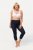 Ulla Popken 815580 3/4 panty legging met dijbescherming 80 den Donkerblauw - Panty's & sokken - 