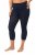 Ulla Popken 815580 3/4 panty legging met dijbescherming 80 den Donkerblauw - Panty's & sokken - 