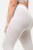 Ulla Popken 815580 3/4 panty legging met dijbescherming 80 den Wit - Panty's & sokken - 