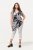 Ulla Popken 815580 3/4 panty legging met dijbescherming 80 den Wit - Panty's & sokken - 