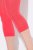 Ulla Popken 815580 3/4 panty legging met dijbescherming 80 den Lichtrood - Panty's & sokken - 