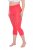 Ulla Popken 815580 3/4 panty legging met dijbescherming 80 den Lichtrood - Panty's & sokken - 