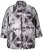Ulla Popken 816673 Oversized jacquard blazer met driekwartmouwen Zwart - Blazers - Blazers in grote maten voor dames